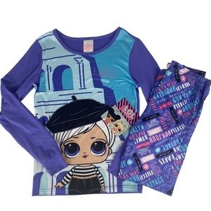 NWT LOL Surprise! 2 Piece Pajama Set - Size 10